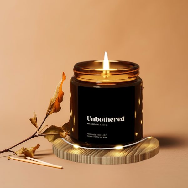 Unbothered Unscented Candle