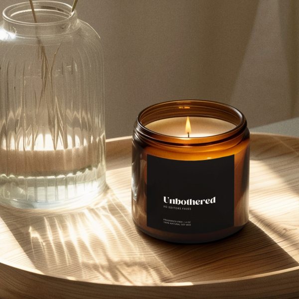 Unbothered Unscented Candle - Image 3